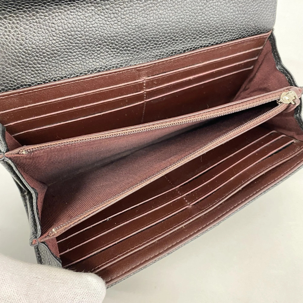 CHANEL Black Caviar Leather Wallet - Picture 3 of 12